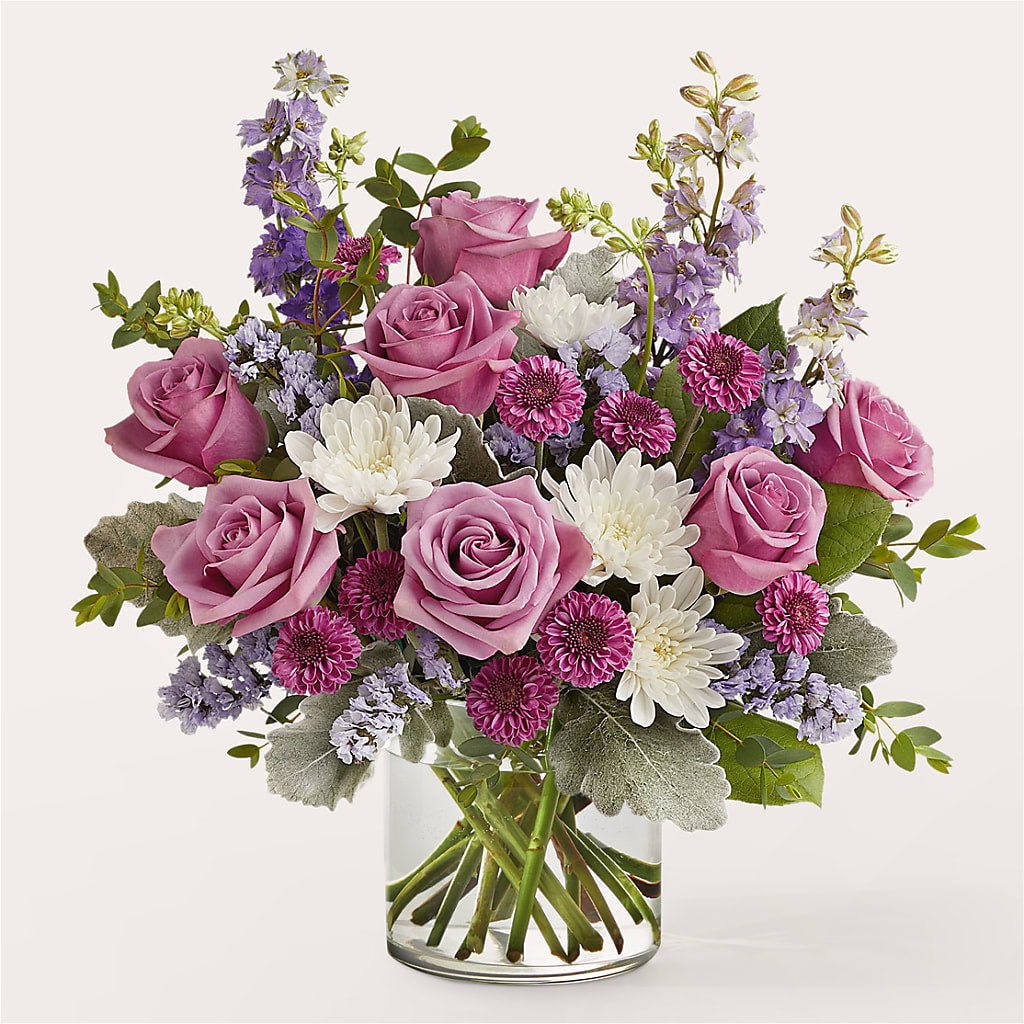 Violet Frost Bouquet – Panda Flowers Canada Inc, Calgary AB