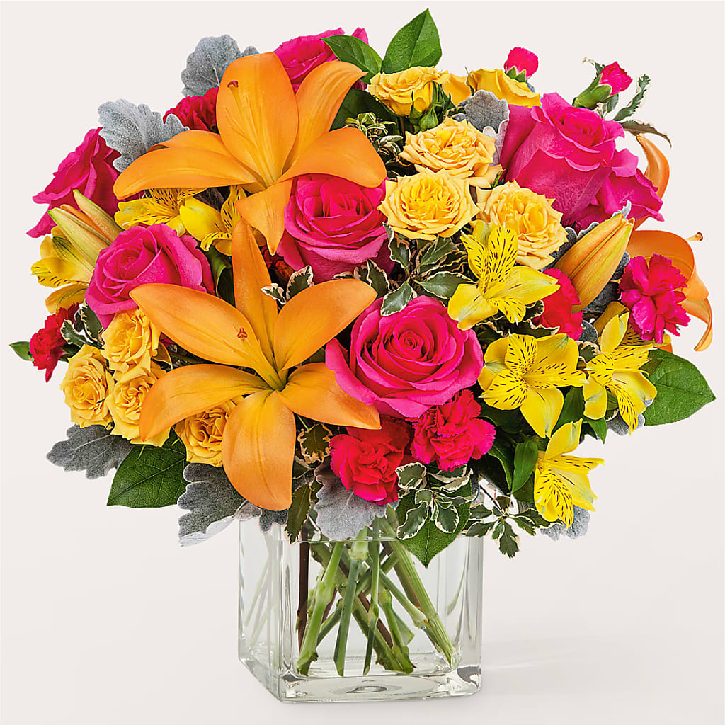 To the Tropics Bouquet – Panda Flowers Canada Inc, Calgary AB