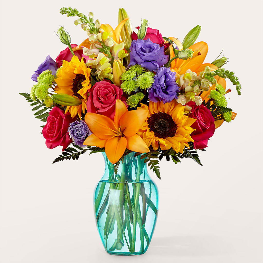 Double Rainbow Bouquet – Panda Flowers Canada Inc, Calgary AB