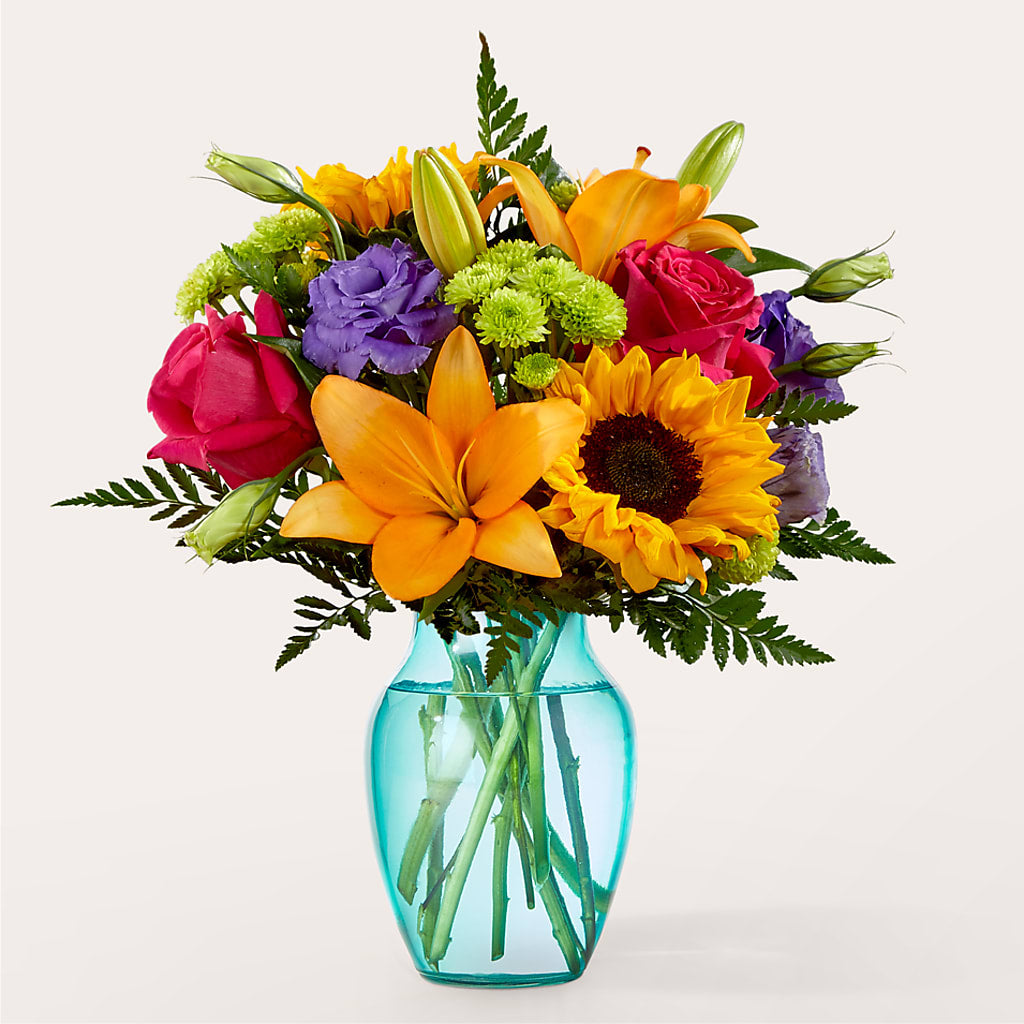 Double Rainbow Bouquet – Panda Flowers Canada Inc, Calgary AB