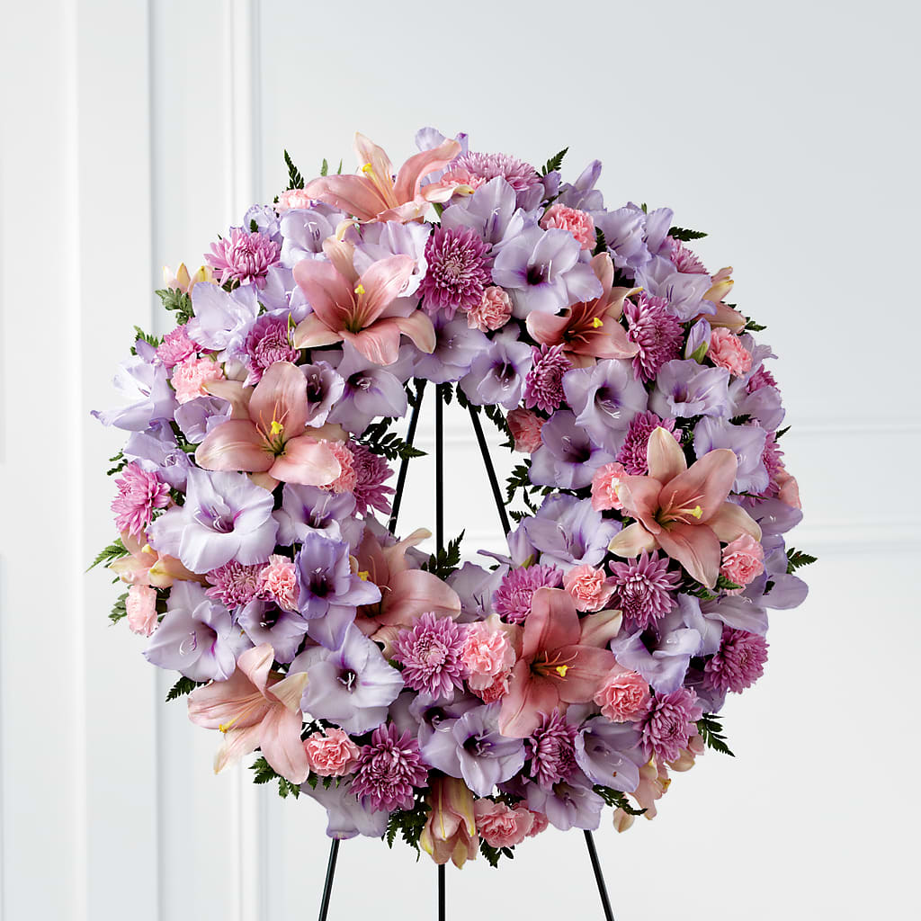 Beloved Friend Wreath – Panda Flowers Canada Inc, Calgary AB