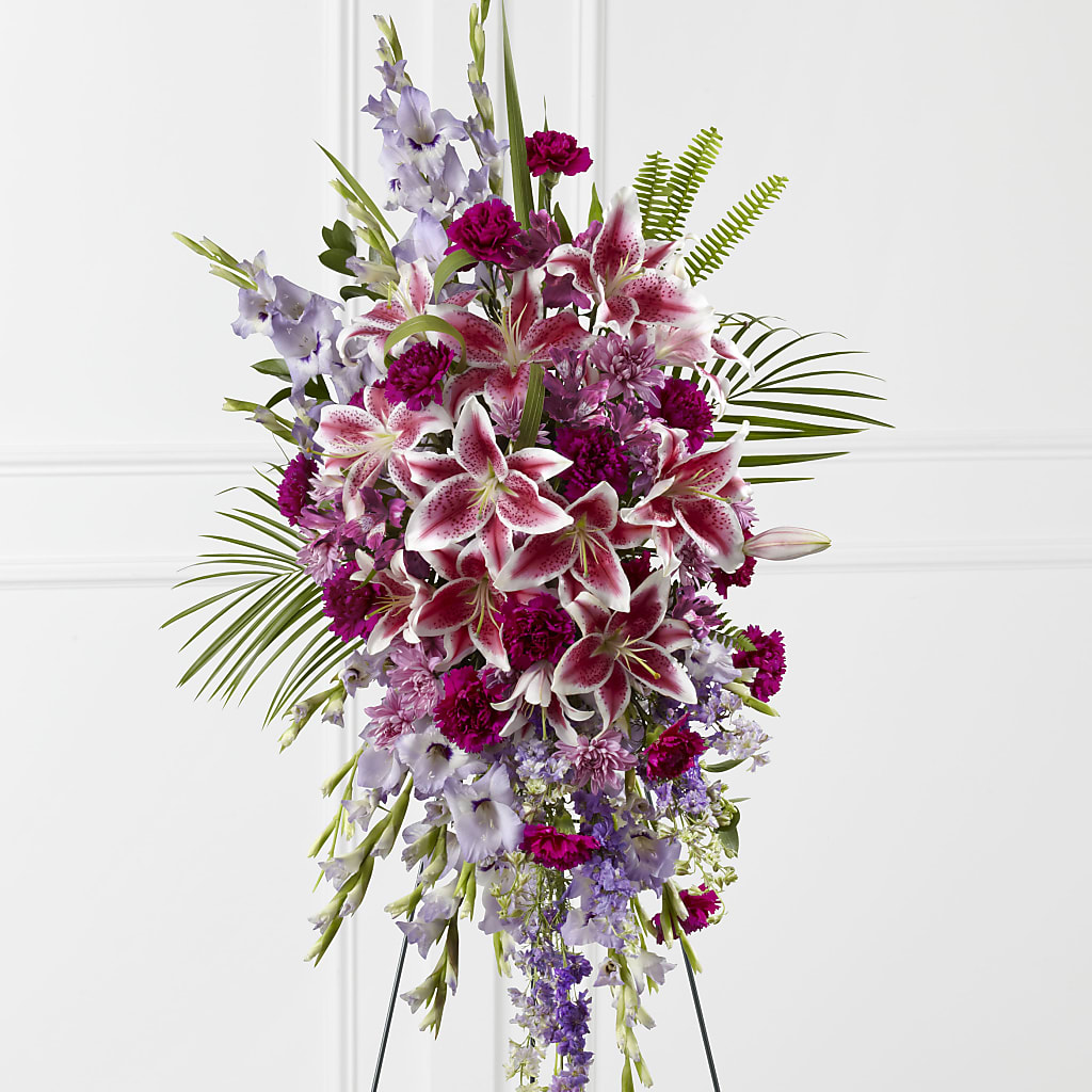 Tender Touch Standing Spray – Panda Flowers Canada Inc, Calgary AB
