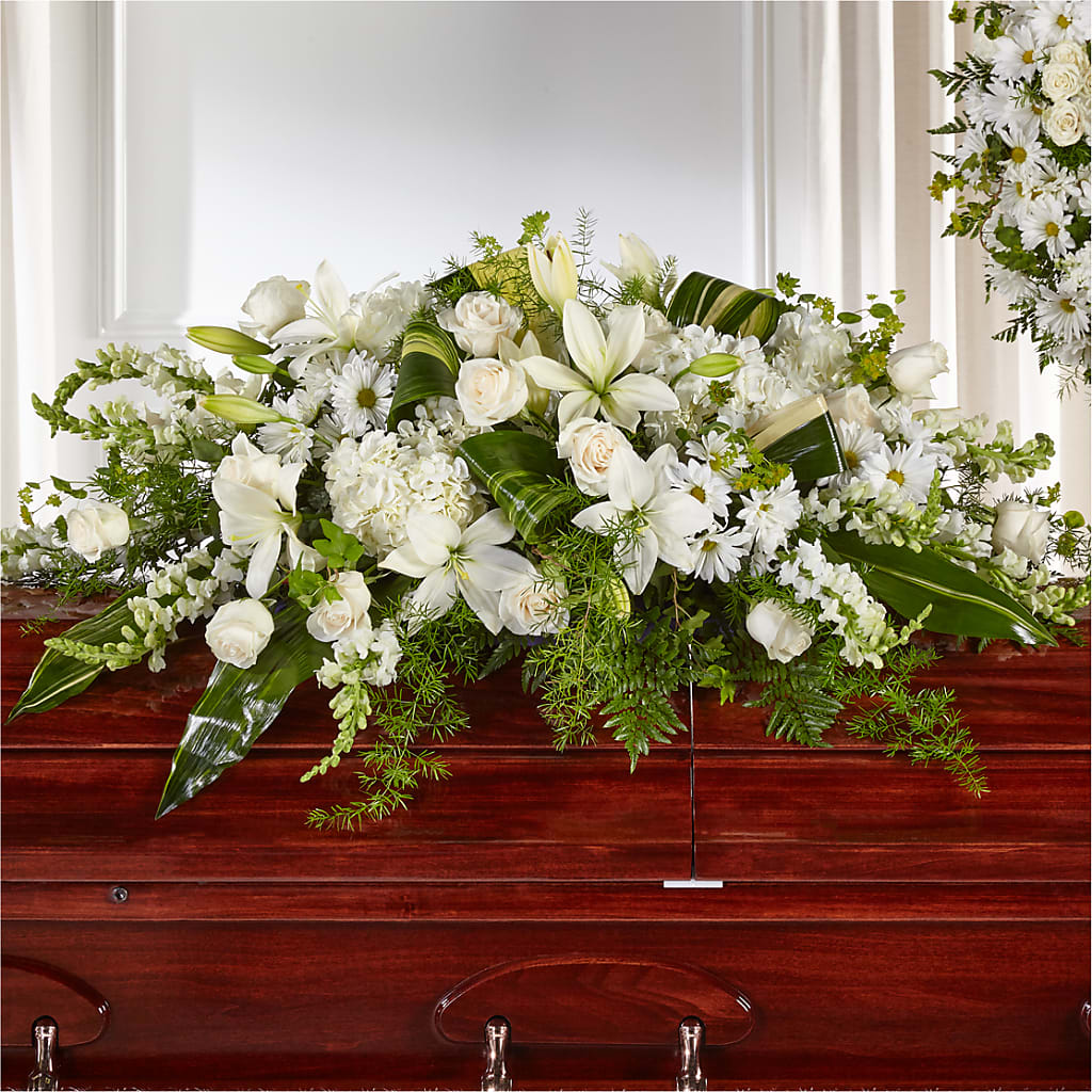 Abundance Casket Spray – Panda Flowers Canada Inc, Calgary AB