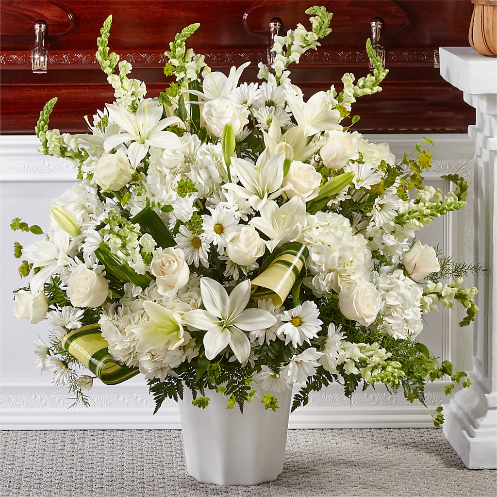 Thoughts of Tranquility Floor Basket – Panda Flowers Canada Inc, Calgary AB