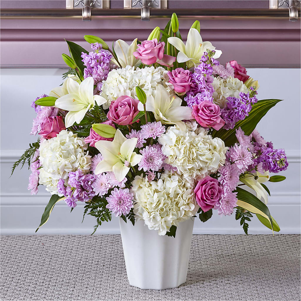 Heaven Sent Floor Basket – Panda Flowers Canada Inc, Calgary AB