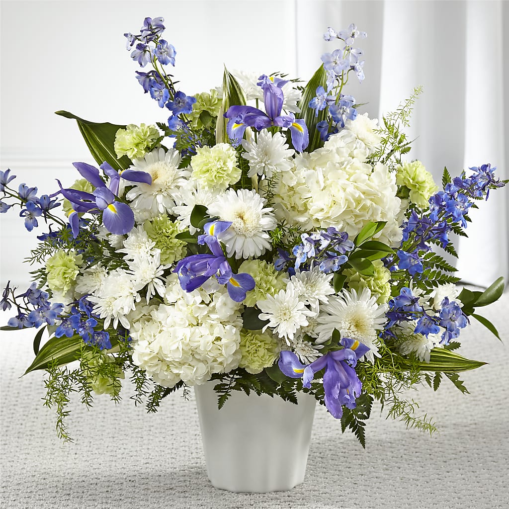 Soft Serenity Floor Basket – Panda Flowers Canada Inc, Calgary AB