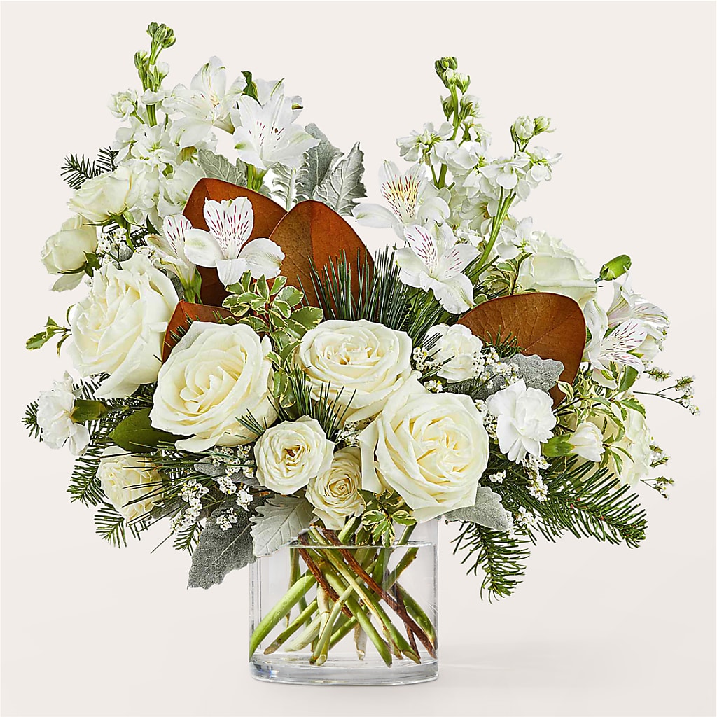 Fresh Snowfall Bouquet – Panda Flowers Canada Inc, Calgary AB