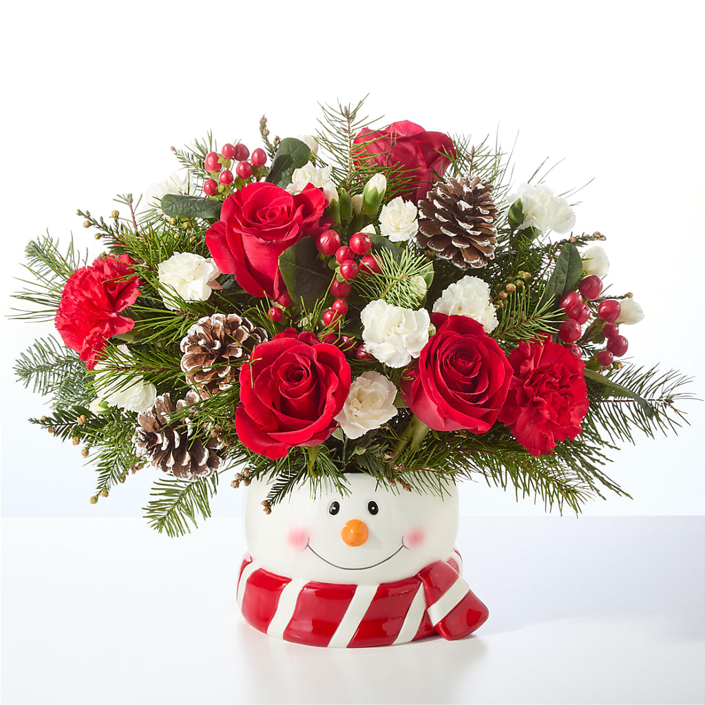 Jolly Snowman Bouquet –  Panda Flowers Canada Inc, Calgary AB