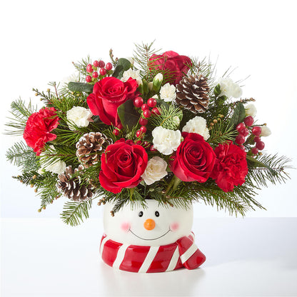 Jolly Snowman Bouquet –  Panda Flowers Canada Inc, Calgary AB