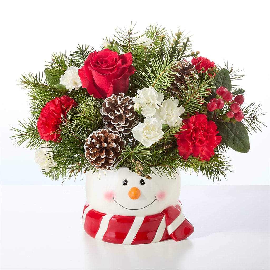 Jolly Snowman Bouquet –  Panda Flowers Canada Inc, Calgary AB