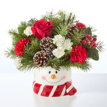 Jolly Snowman Bouquet –  Panda Flowers Canada Inc, Calgary AB