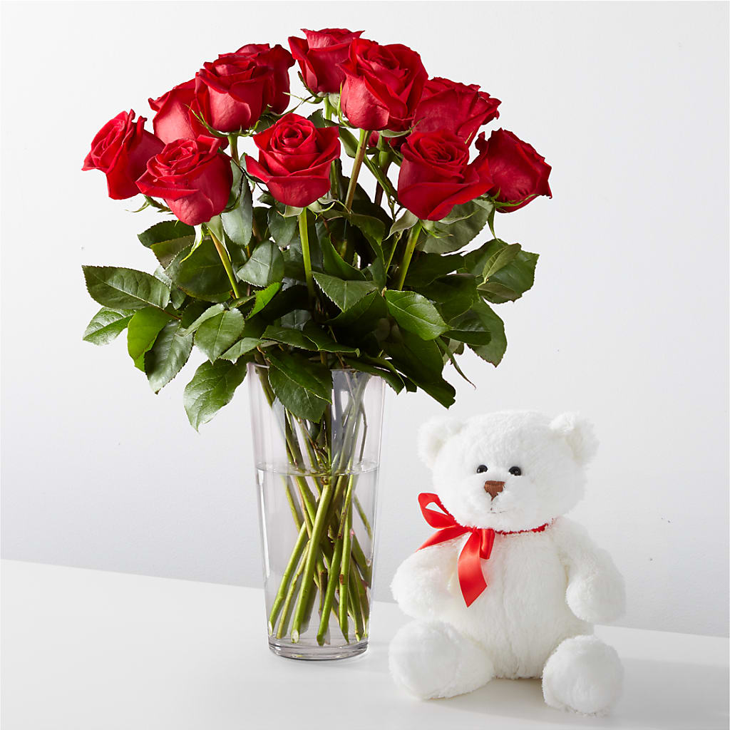 Romantic Long Stem Red Rose Bouquet Bundles –  Panda Flowers Canada Inc, Calgary AB