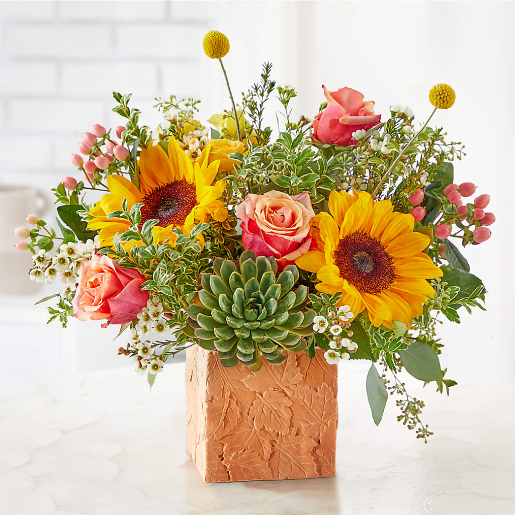 Sunflower Season Bouquet –  Panda Flowers Canada Inc, Calgary AB