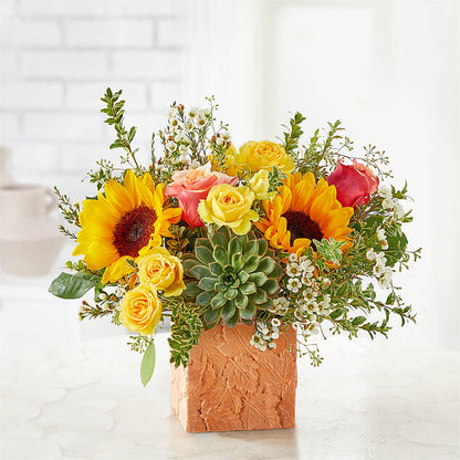 Sunflower Season Bouquet –  Panda Flowers Canada Inc, Calgary AB