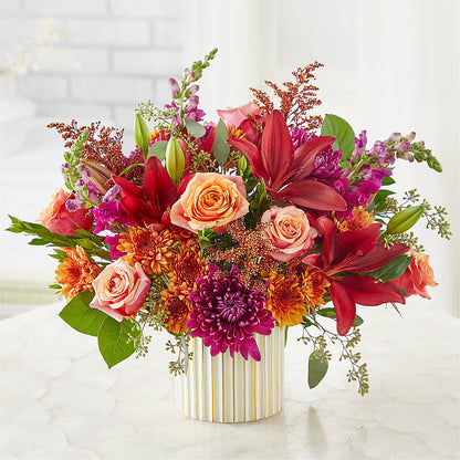 Burgundy Landscape Bouquet –  Panda Flowers Canada Inc, Calgary AB