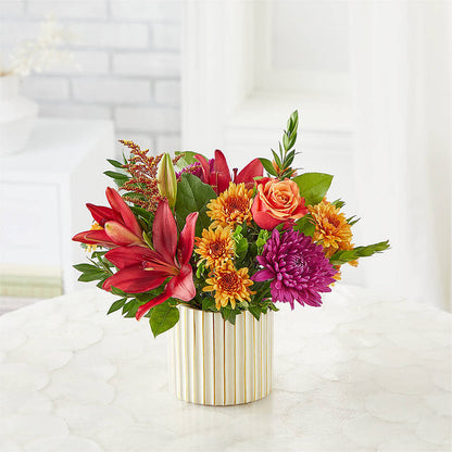 Burgundy Landscape Bouquet –  Panda Flowers Canada Inc, Calgary AB