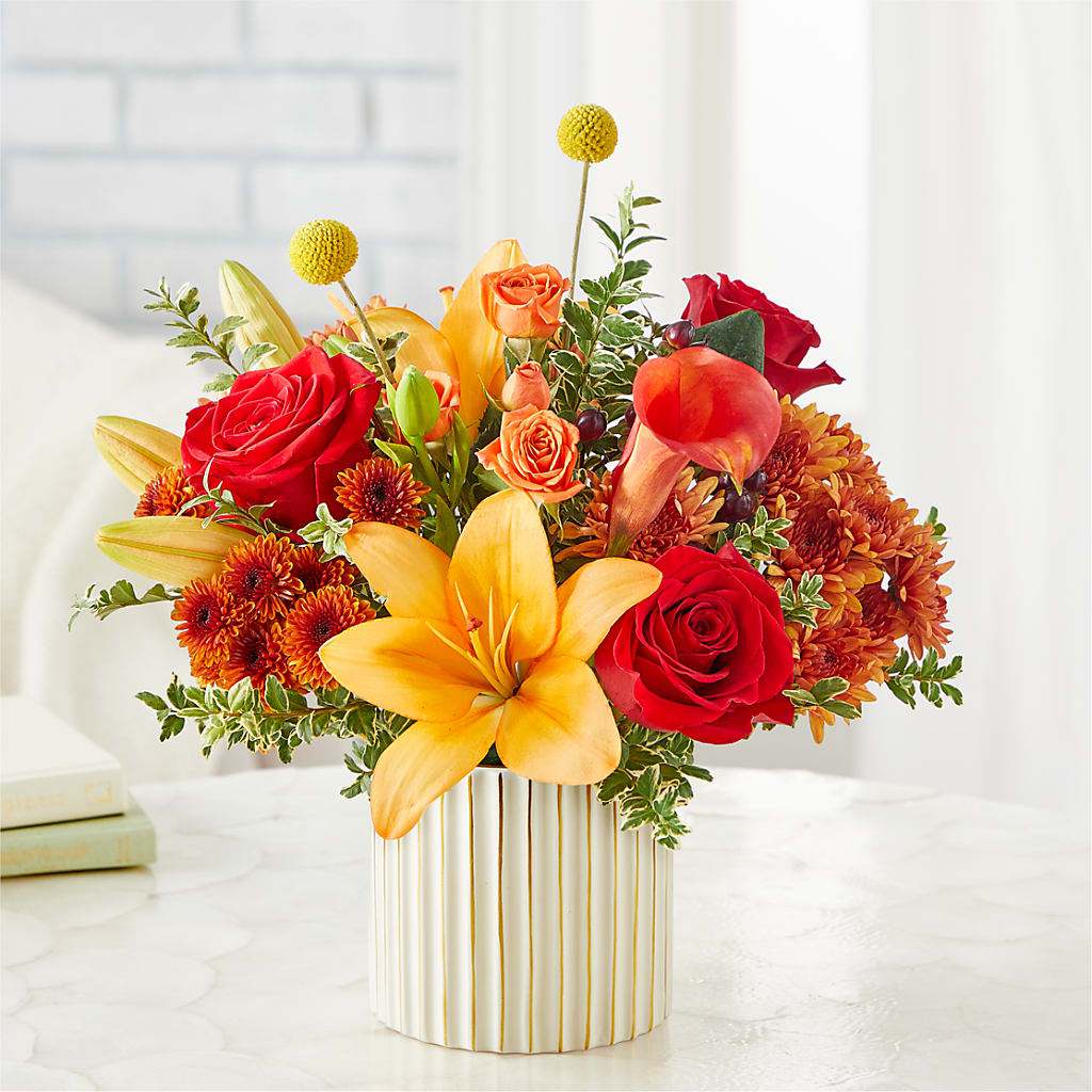 Scarlet Skies Bouquet –  Panda Flowers Canada Inc, Calgary AB