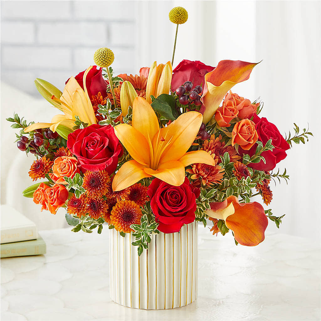 Scarlet Skies Bouquet –  Panda Flowers Canada Inc, Calgary AB