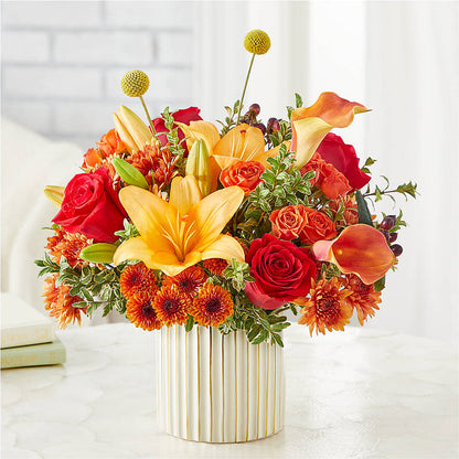 Scarlet Skies Bouquet –  Panda Flowers Canada Inc, Calgary AB