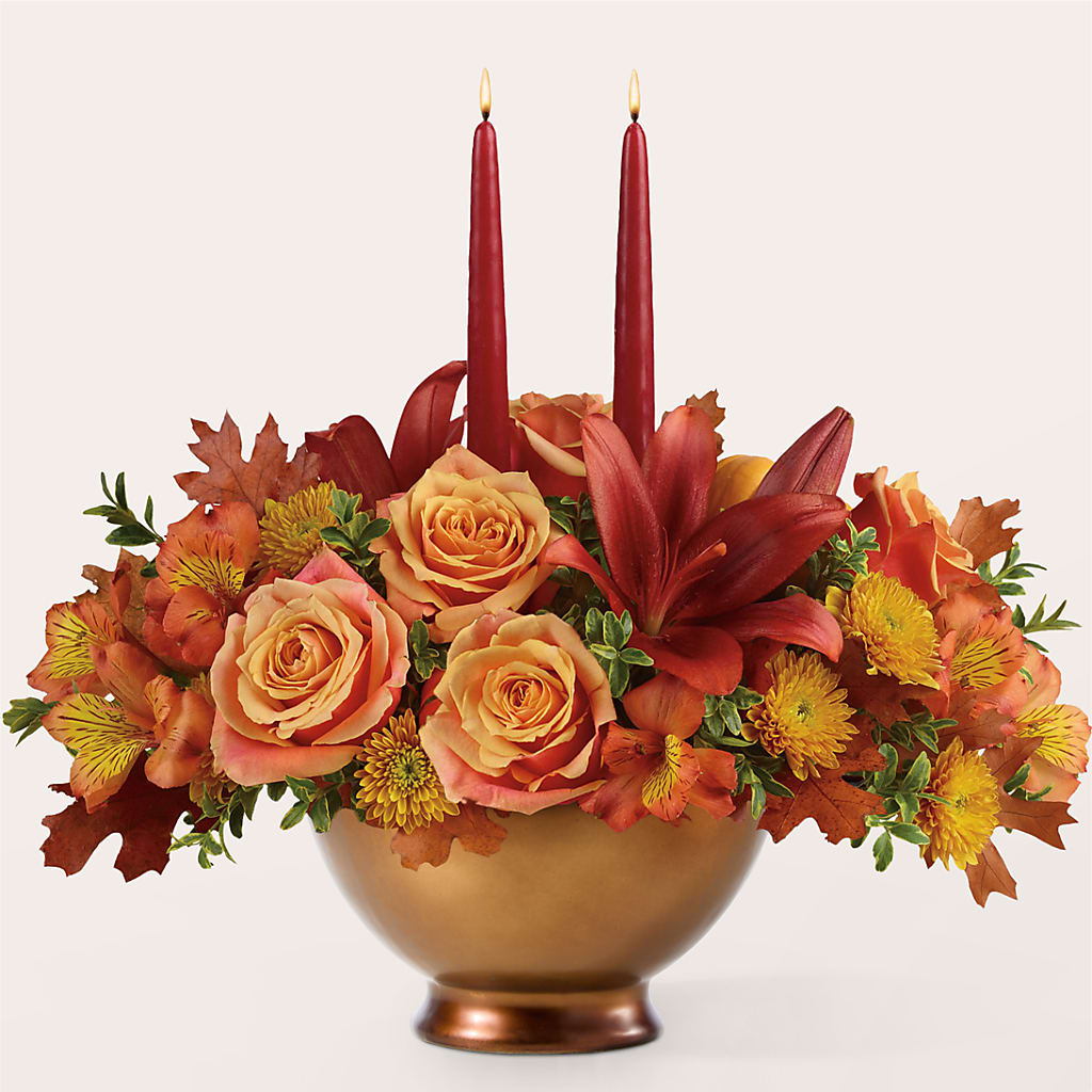 Harvest Table Centerpiece –  Panda Flowers Canada Inc, Calgary AB