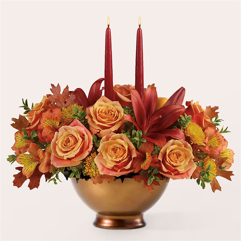 Harvest Table Centerpiece –  Panda Flowers Canada Inc, Calgary AB