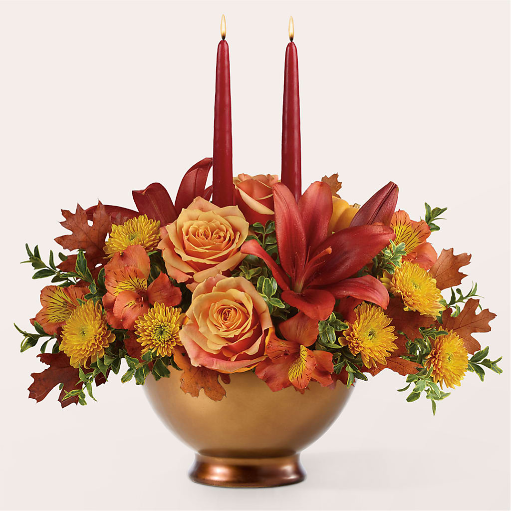 Harvest Table Centerpiece –  Panda Flowers Canada Inc, Calgary AB