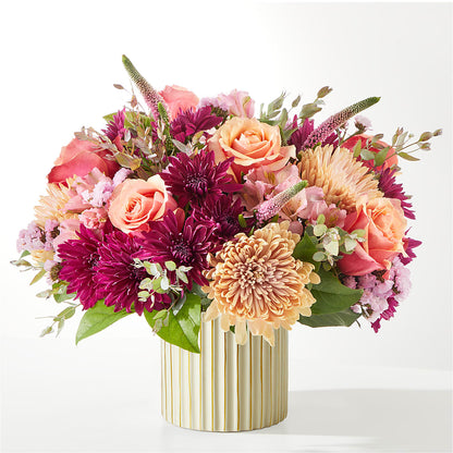 Berry Cobbler Bouquet with Ivory Vase –  Panda Flowers Canada Inc, Calgary AB