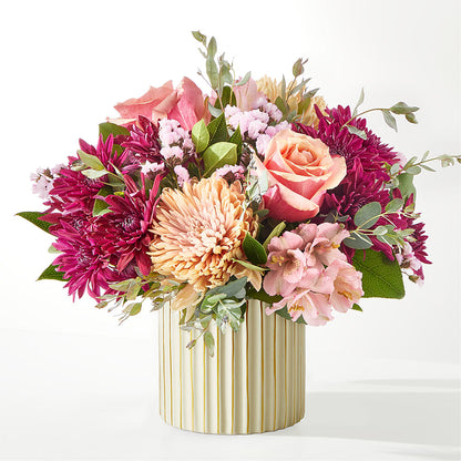 Berry Cobbler Bouquet with Ivory Vase –  Panda Flowers Canada Inc, Calgary AB