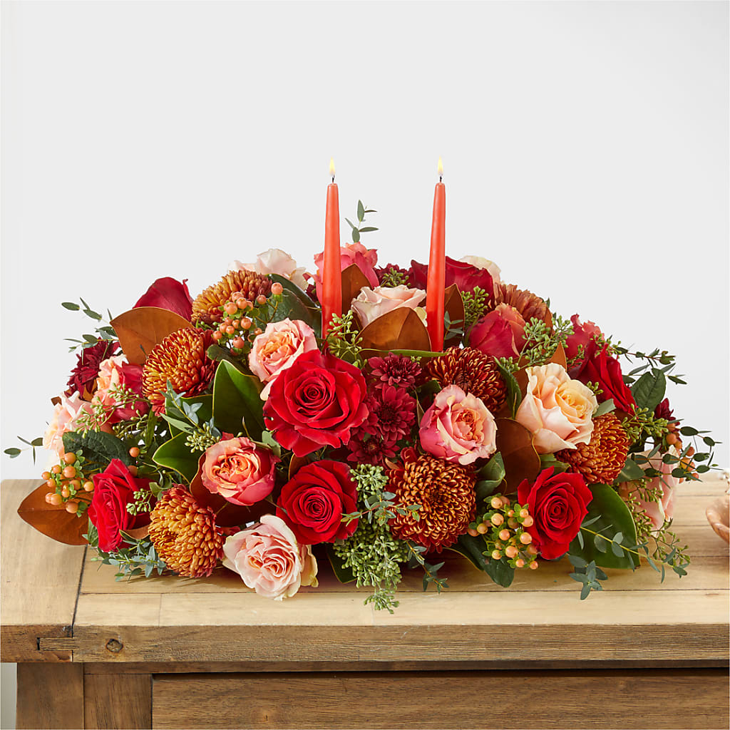 Gather Near Centerpiece –  Panda Flowers Canada Inc, Calgary AB