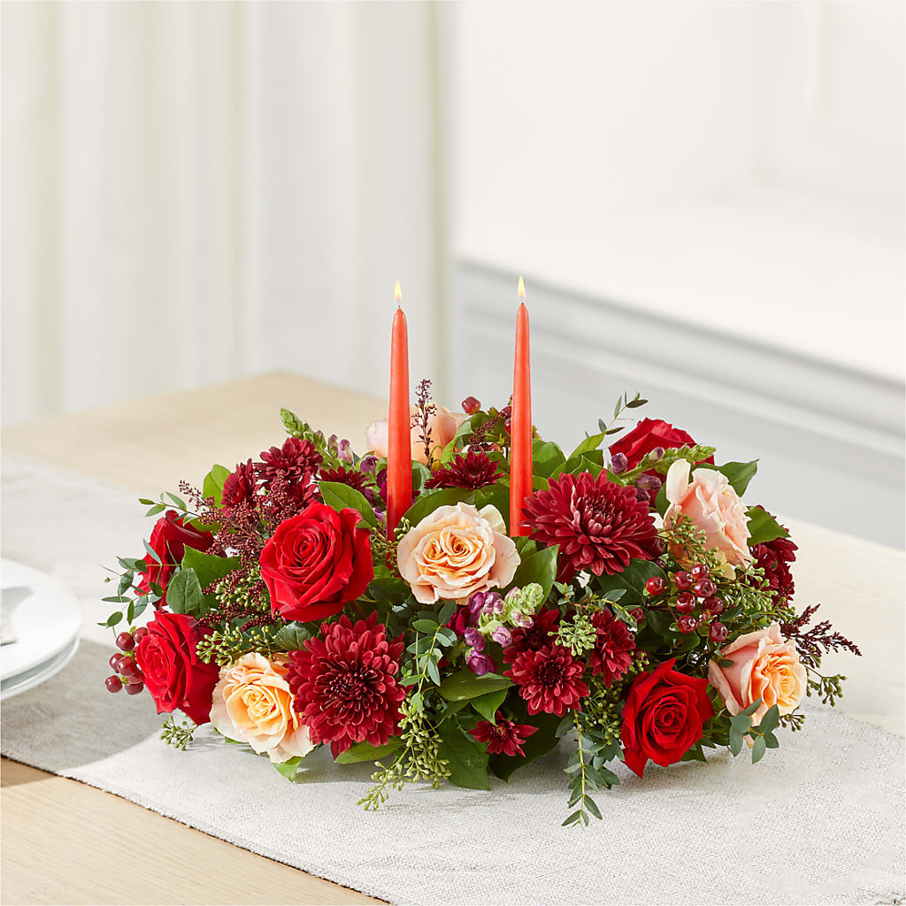 Most Thankful Centerpiece –  Panda Flowers Canada Inc, Calgary AB
