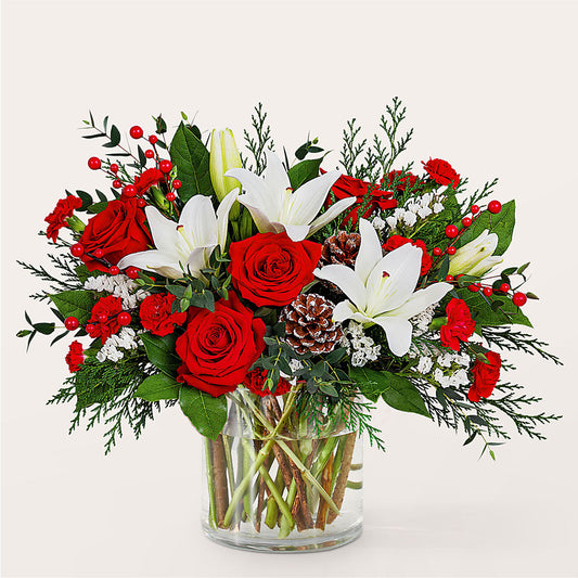 Best in Snow Bouquet –  Panda Flowers Canada Inc, Calgary AB
