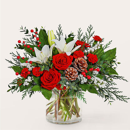 Best in Snow Bouquet –  Panda Flowers Canada Inc, Calgary AB